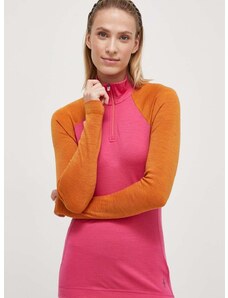 Функционална блуза с дълги ръкави Smartwool Classic Thermal Merino в розово