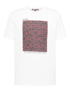 Michael Kors Тениска антрацитно черно / червено / бяло