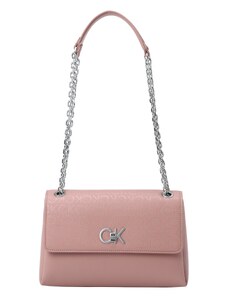 Calvin Klein Чанта за през рамо розово / сребърно