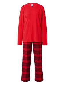 Calvin Klein Underwear Пижама червено / бургундово червено