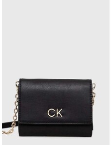 Портмоне Calvin Klein дамски в черно K60K611458