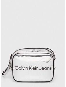 Чанта Calvin Klein Jeans в сребристо K60K611858