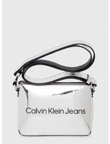 Чанта Calvin Klein Jeans в сребристо K60K611862