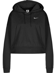 Nike Sportswear Суичър 'Swoosh' черно / бяло