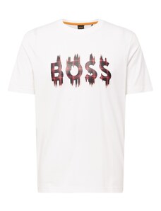BOSS Тениска червено / черно / бяло