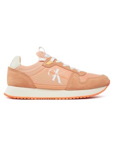 Сникърси Calvin Klein Jeans Runner Sock Laceup Ny-Lth Wn YW0YW00840 Apricot Ice/Bright White 0JL