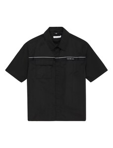 Calvin Klein Jeans Риза черно / бяло