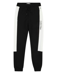 Calvin Klein Jeans Панталон черно / бяло