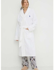 Памучен халат Polo Ralph Lauren в бяло 4P0008