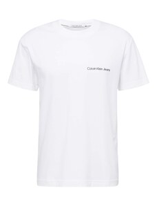 Calvin Klein Jeans Тениска 'Institutional' черно / бяло