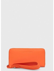 Портмоне Calvin Klein дамски в оранжево K60K611388