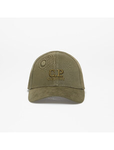 C.P. Company Gabardine Logo Cap Ivy Green