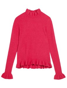 TED BAKER Плетени Pipalee Frill Detail Cropped Sweater 271344 brt-pink