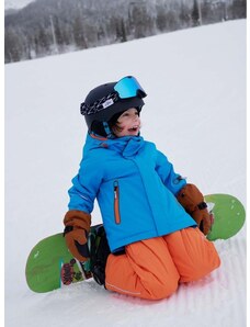 Детски зимен спортен панталон Reima в оранжево