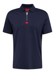 HUGO Тениска 'Deresom 241' нейви синьо / червено