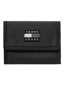 Мъжки портфейл Tommy Jeans Tjm Heritage Trifold AM0AM11714 Black BDS