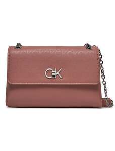 Дамска чанта Calvin Klein Re-Lock Ew Conv Xbody_Epi Mono K60K611564 Ash Rose Mono VB8