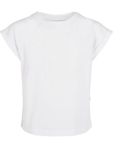Urban Classics Kids Girls' organic t-shirt with extended shoulder white