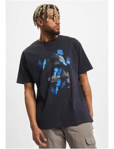 Mister Tee Le Papillon Navy T-shirt Oversize