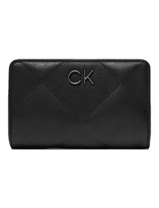Голям дамски портфейл Calvin Klein Re-Lock Quilt Bifold Wallet K60K611374 Ck Black BEH
