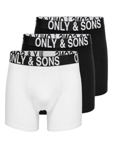 Only & Sons Боксерки 'FITZ' черно / бяло