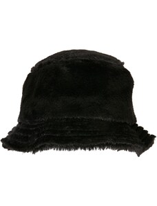 Flexfit Faux fur hat in black