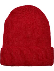 Flexfit Recycled Waffle Knit Beanie Red