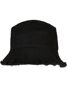 Flexfit Black Hat Open Edge Bucket