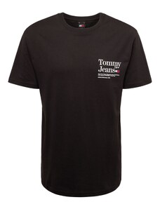Tommy Jeans Тениска черно / бяло