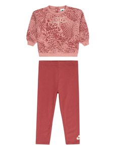 Nike Sportswear Комплект 'SWOOSH' червена боровинка / пастелно червено