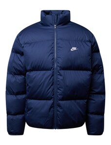 Nike Sportswear Зимно яке 'Club' нейви синьо / бяло