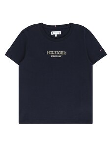 TOMMY HILFIGER Тениска нощно синьо / злато