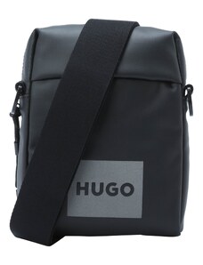 HUGO Чанта за през рамо тип преметка 'Quantum' графитено сиво / черно