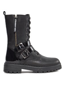 Зимни обувки Karl Lagerfeld Kids Z19112 S Black 09B
