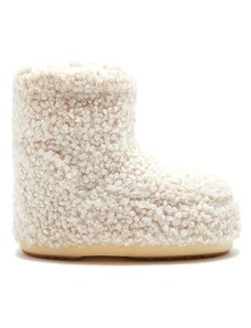 MOON BOOT Боти Icon Low Faux Curly 14094500 002 cream