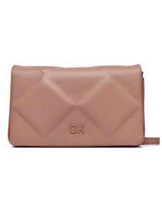 Дамска чанта Calvin Klein Re-Lock Quilt Shoulder Bag K60K611021 Ash Rose VB8