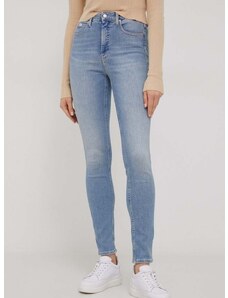 Дънки Calvin Klein Jeans в синьо J20J222142