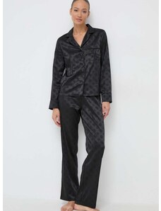 Пижама Guess BIANCA дамска в черно O4RX04 WFTL0