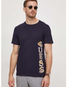 Тениска Guess в тъмносиньо с принт M4RI30 J1314