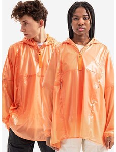 Непромокаемо яке Rains Ultralight Anorak в оранжево с преходна изолация с уголемена кройка