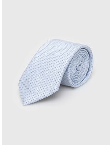 Копринена вратовръзка BOSS в синьо 50511377