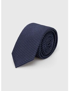 Копринена вратовръзка HUGO в тъмносиньо 50509054