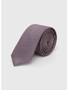 Копринена вратовръзка HUGO в розово 50509054