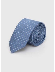 Вратовръзка с коприна HUGO в синьо 50509056