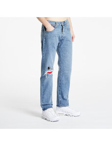 Levi's Skate 501 Jeans Shredded Blue
