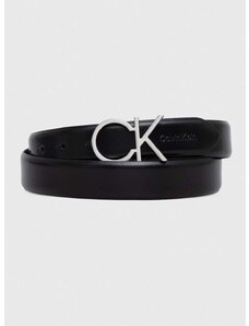 Кожен колан Calvin Klein дамски в черно K60K610157