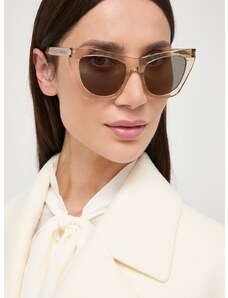 Слънчеви очила Saint Laurent в прозрачен цвят