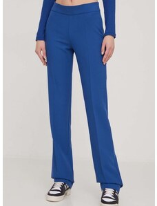 Панталон HUGO в синьо с кройка тип цигара, висока талия 50504508