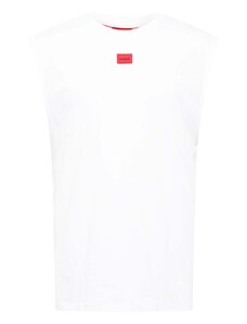 HUGO Red Тениска 'Dankto241' червено / бяло