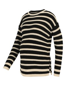 Vero Moda Maternity Пуловер 'FABULOUS' кремаво / черно